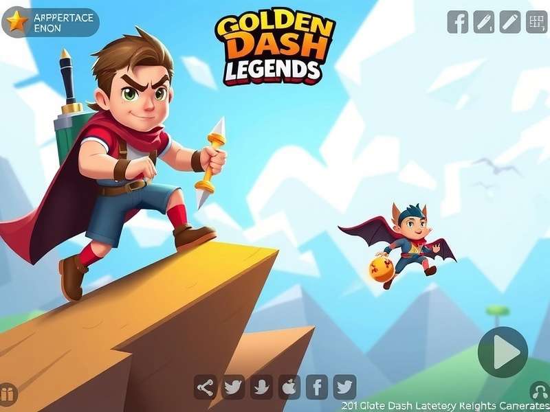 Golden Dash Legends gameplay screenshot